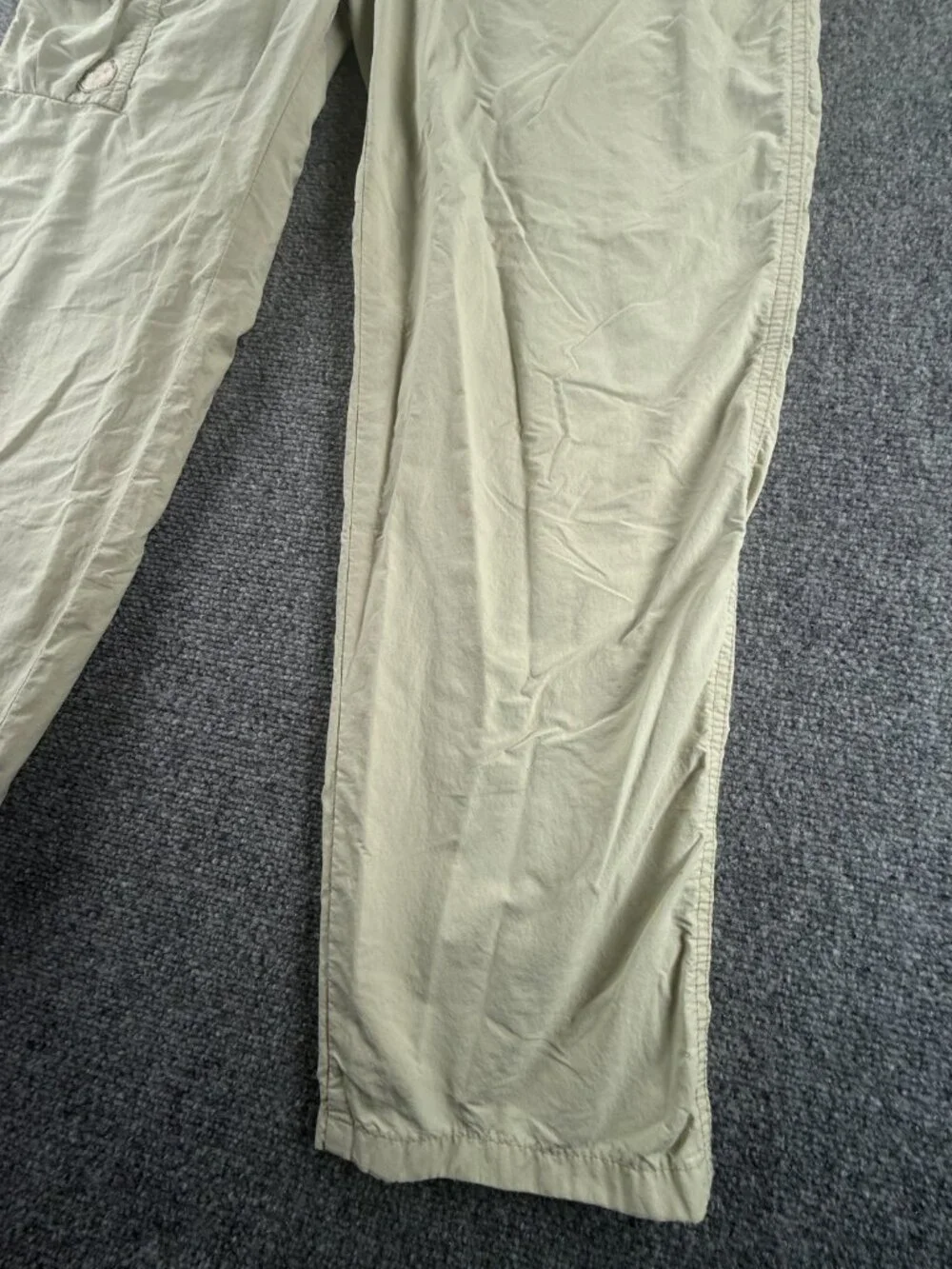 Fjallraven Portugal 38 Pants Hiking Men Beige 62012 Nylon Blend ACTL 33X28